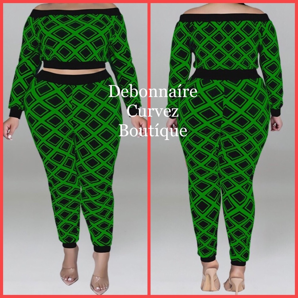Cropped Two-Piece Set